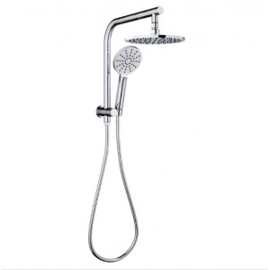Regal Chrome Round Half Rail Shower Set